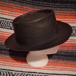 Vintage Park Royal Black Straw Hat